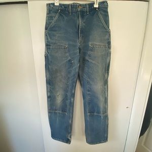 Mens size 34 Carhartt double knee logger jeans